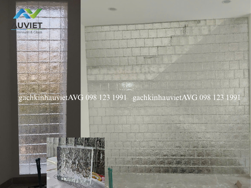 Gạch kính đặc vân mây vuông Gạch kính đặc vân mây vuông