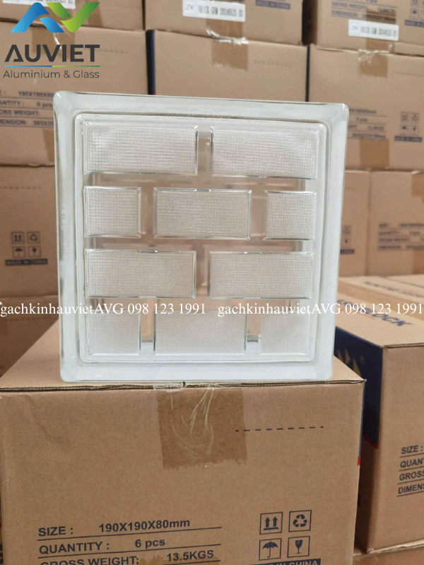 Gạch Kính Đặc Vân Mây Xanh Dương Gạch Kính Đặc Vân Mây Xanh Dương